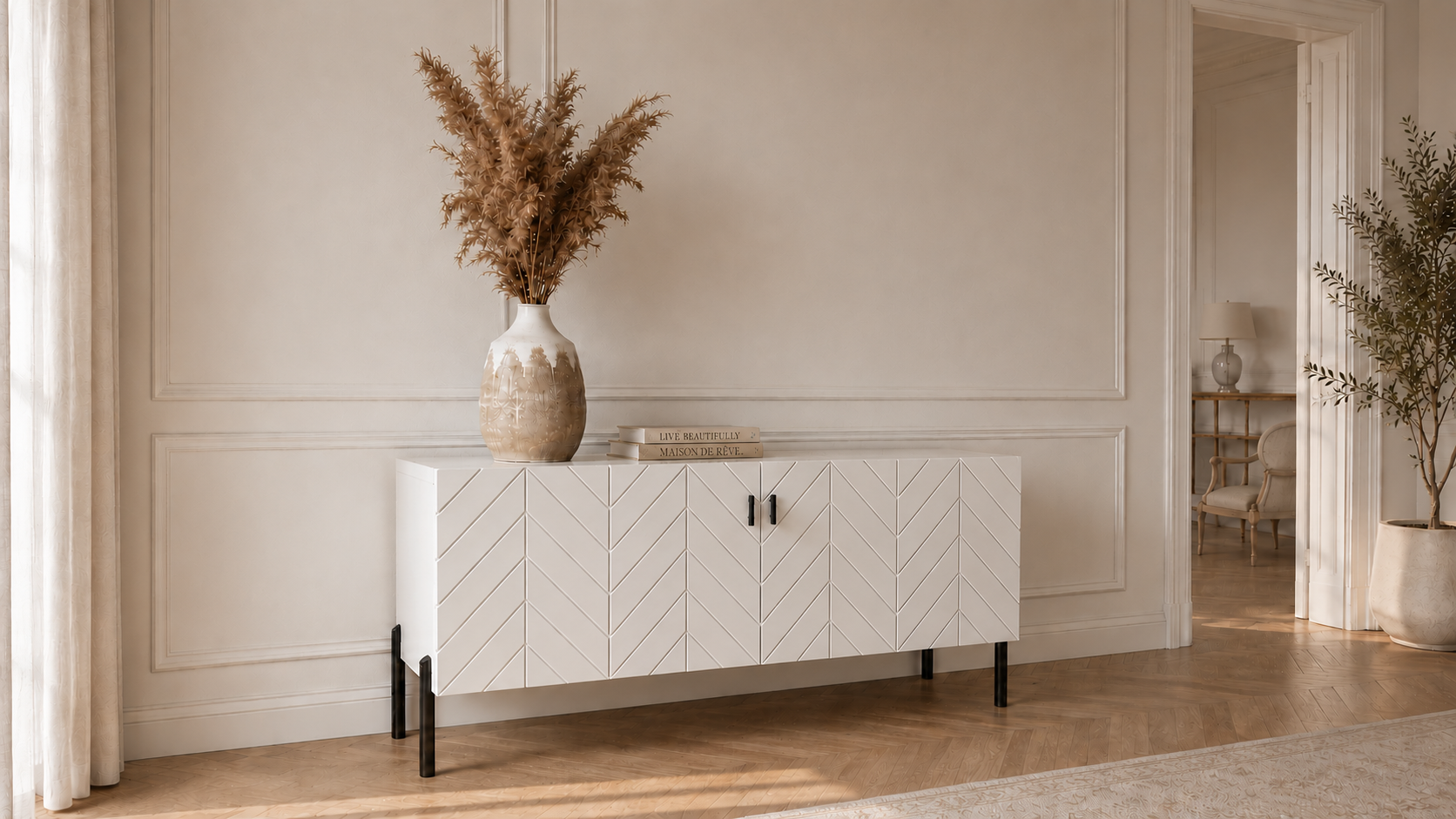 Vorher Bild einer IKEA BESTÅ Kommode