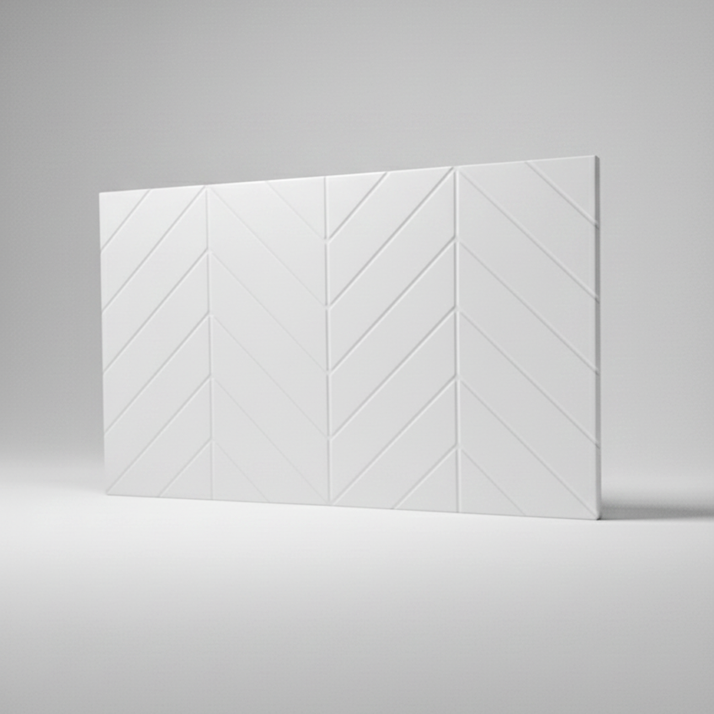 Boneo kleine Möbelfront für IKEA BESTÅ – weisse Designfront mit geometrischem Chevron-Relief von Frontura
