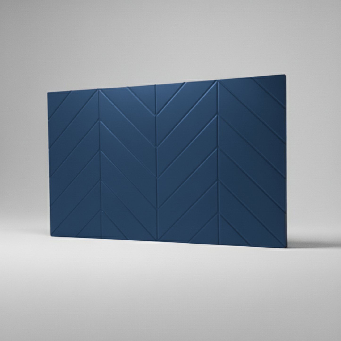 Boneo kleine Möbelfront für IKEA BESTÅ – dunkelblaue Designfront mit geometrischem Chevron-Relief von Frontura