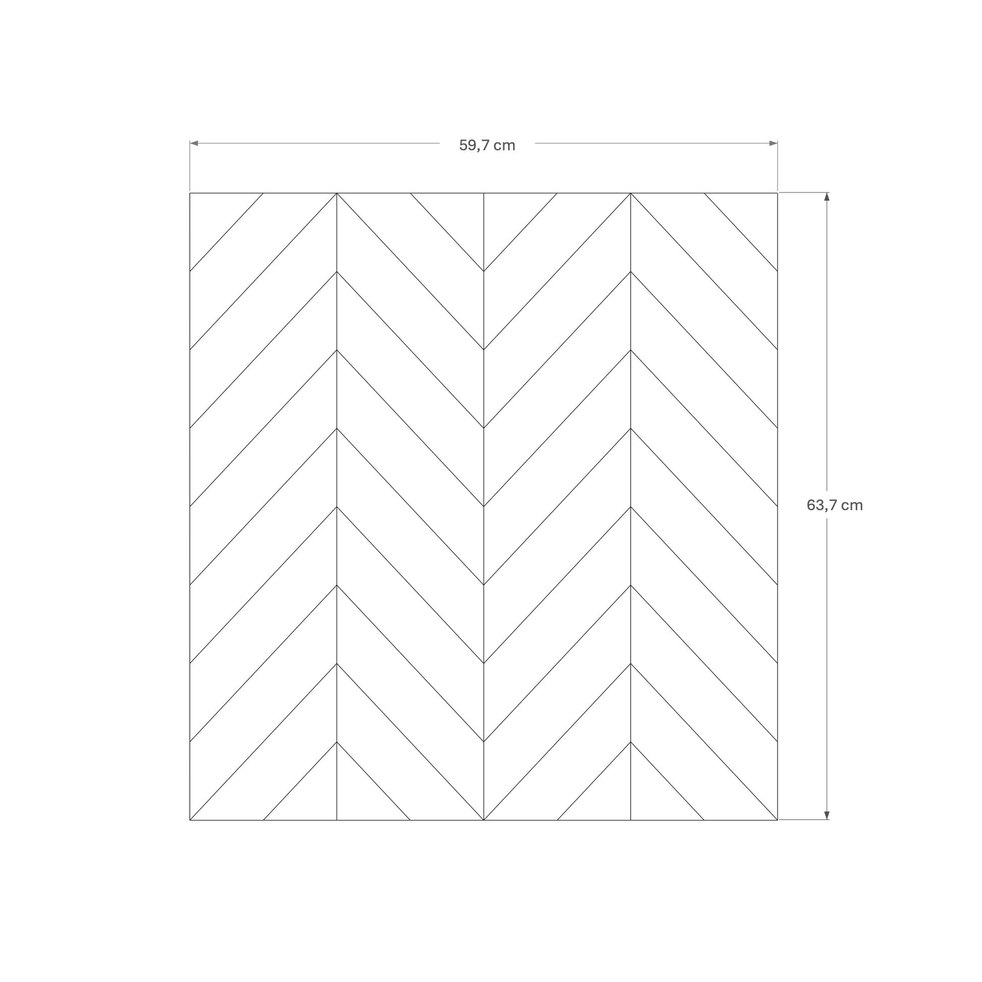 Abmessungen der Frontura Möbelfront Boneo groß passend für IKEA BESTÅ