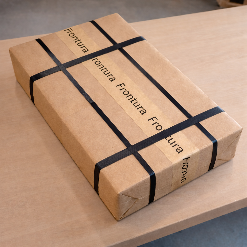 Verpackte Frontura Möbelfronten für IKEA BESTÅ bereit für den Versand