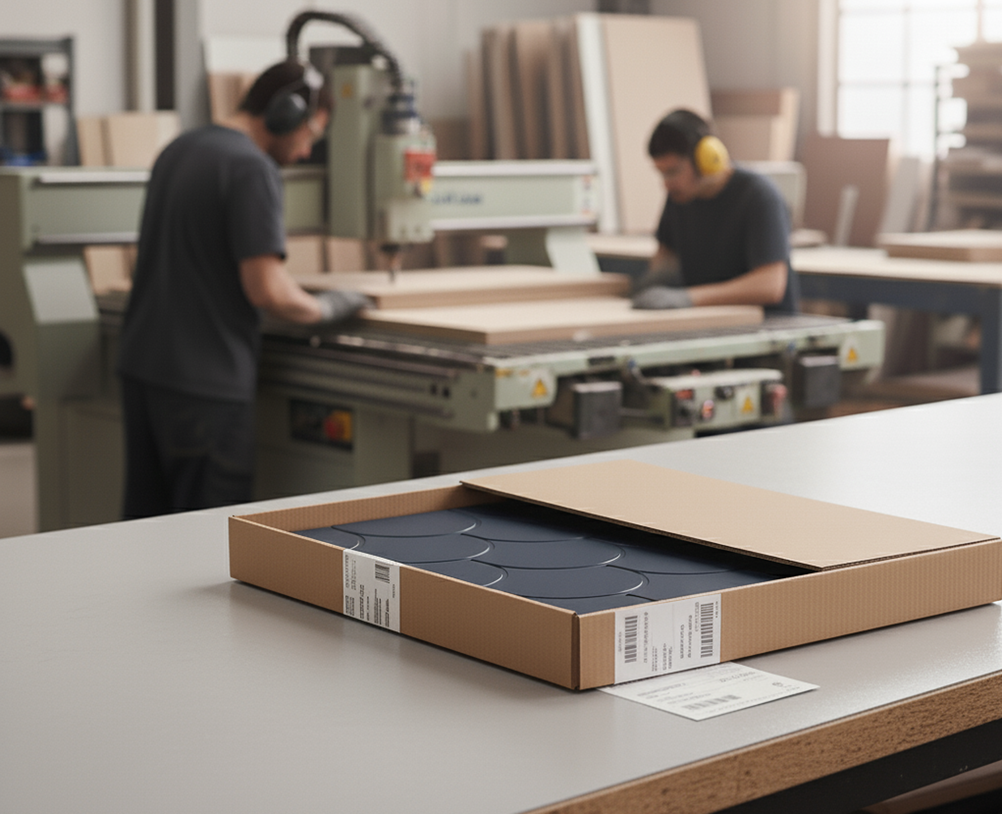 Herstellung von Frontura Möbelfronten für IKEA BESTÅ in der Produktion