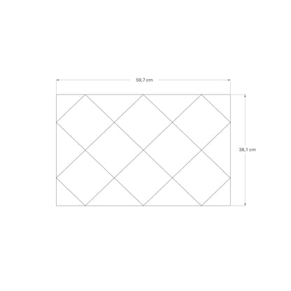 Abmessungen der Frontura Möbelfront Tabula klein passend für IKEA BESTÅ